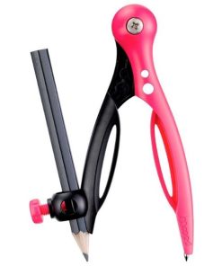 Bộ Compa Kèm Bút Chì Gỗ - Maped 018111 - Màu Hồng