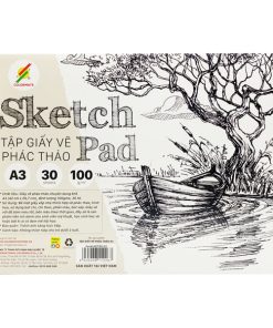 Tập Vẽ Phác Thảo A3 100gsm Sketch Pad-S3 (30 Tờ)