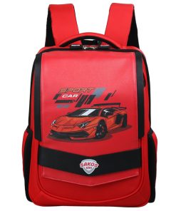 Ba Lô Học Sinh Tiểu Học Genius - Sakos SBO009RD - Màu Đỏ