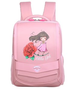 Ba Lô Học Sinh Tiểu Học Genius - Sakos SBO009LP - Màu Hồng