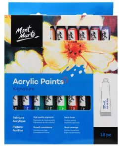Bộ 18 Màu Vẽ Acrylic Mont Marte 12 ML PMHS0033